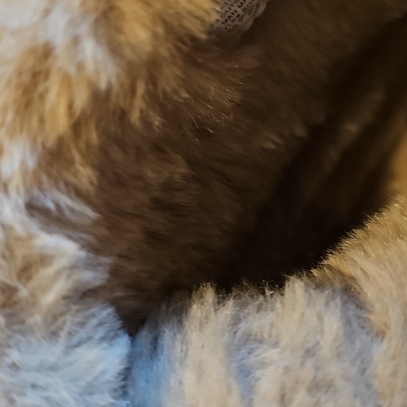 BEARPAW TODDLER GIRL FUR LINED REAL LEATHER ROSE GOLD GLITTER BOOTS SIZE 7 NWT - Picture 9 of 14